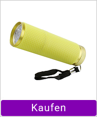 Tragbare UV-LED-Taschenlampe für das Schnelltrocknen
